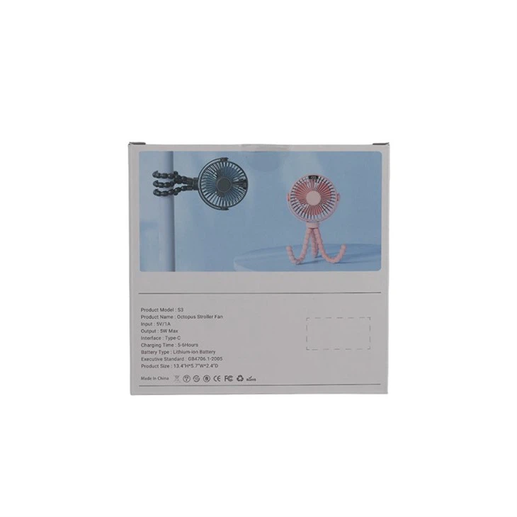 Baby Clip Fan With Flexible Tripod